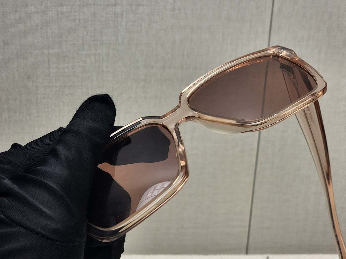 Prada Pink Translucent SPR24Z-F Square Sunglass