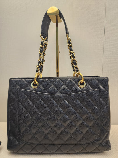 Chanel Black Caviar GST (GHW)