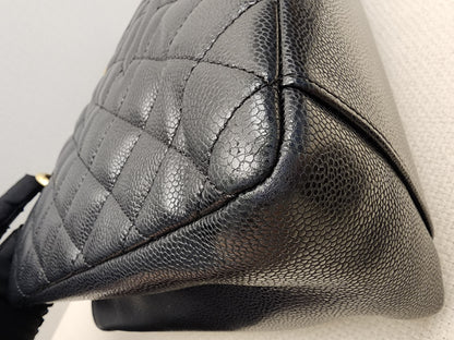 Chanel Black Caviar GST (GHW)