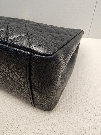 Chanel Black Caviar GST (GHW)