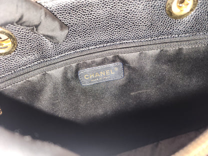 Chanel Black Caviar GST (GHW)