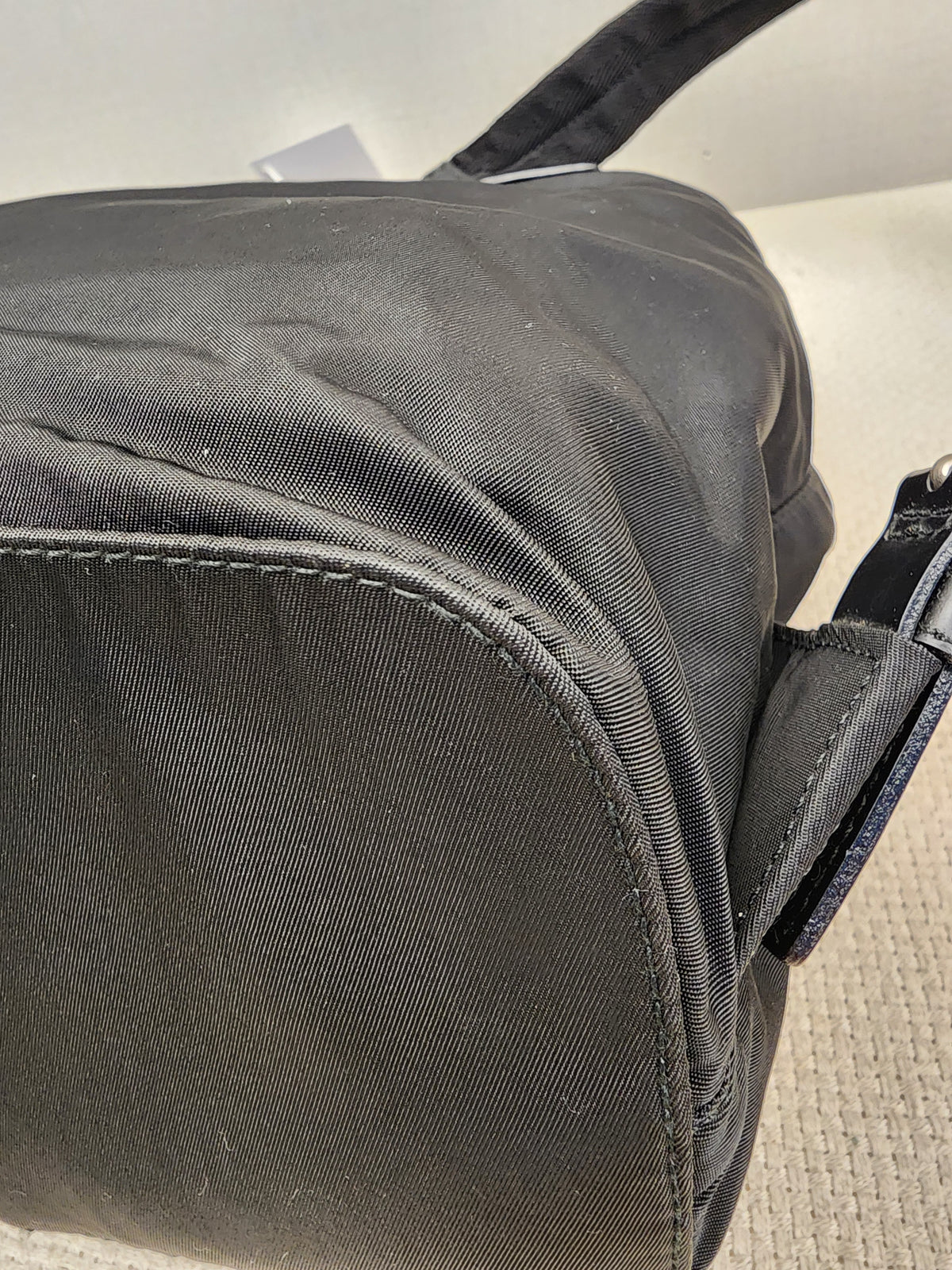 Prada Black Tessuto Small Nylon Backpack