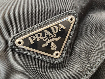 Prada Black Tessuto Small Nylon Backpack