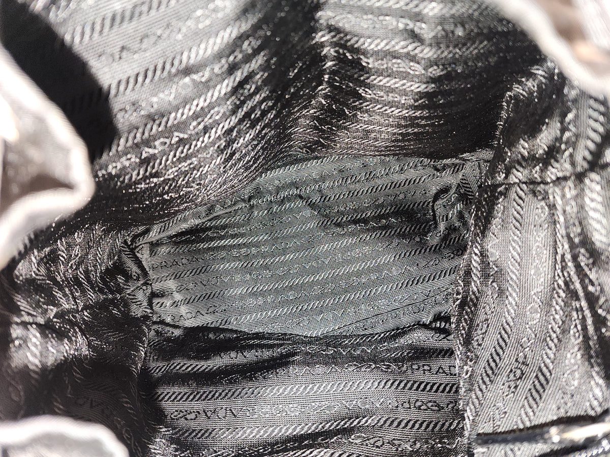 Prada Black Tessuto Small Nylon Backpack