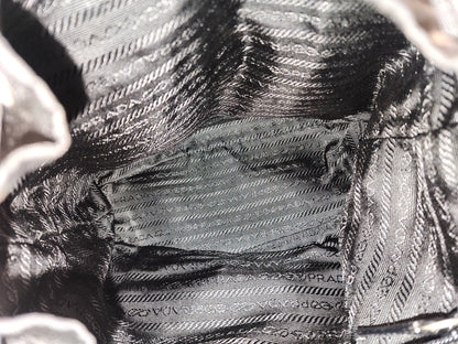Prada Black Tessuto Small Nylon Backpack