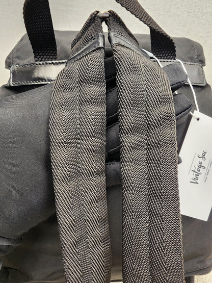 Prada Black Tessuto Small Nylon Backpack
