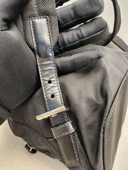 Prada Black Tessuto Small Nylon Backpack
