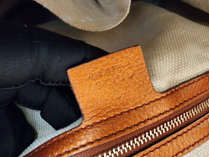 Gucci Metallic Bronze Calfskin Soho Chain Tote