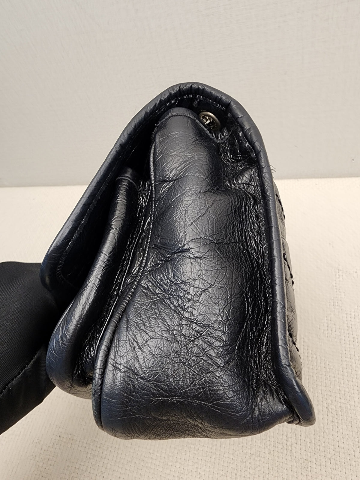 YSL Black Calfskin Baby Niki (RHW)