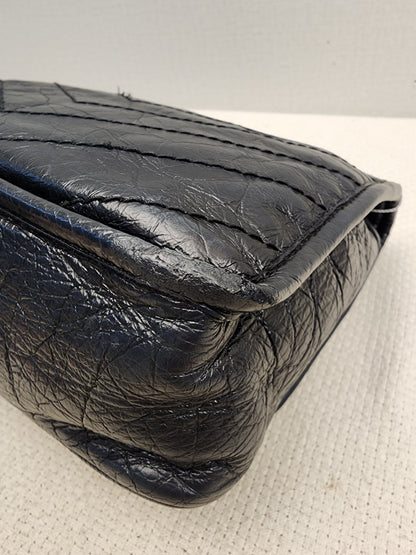 YSL Black Calfskin Baby Niki (RHW)