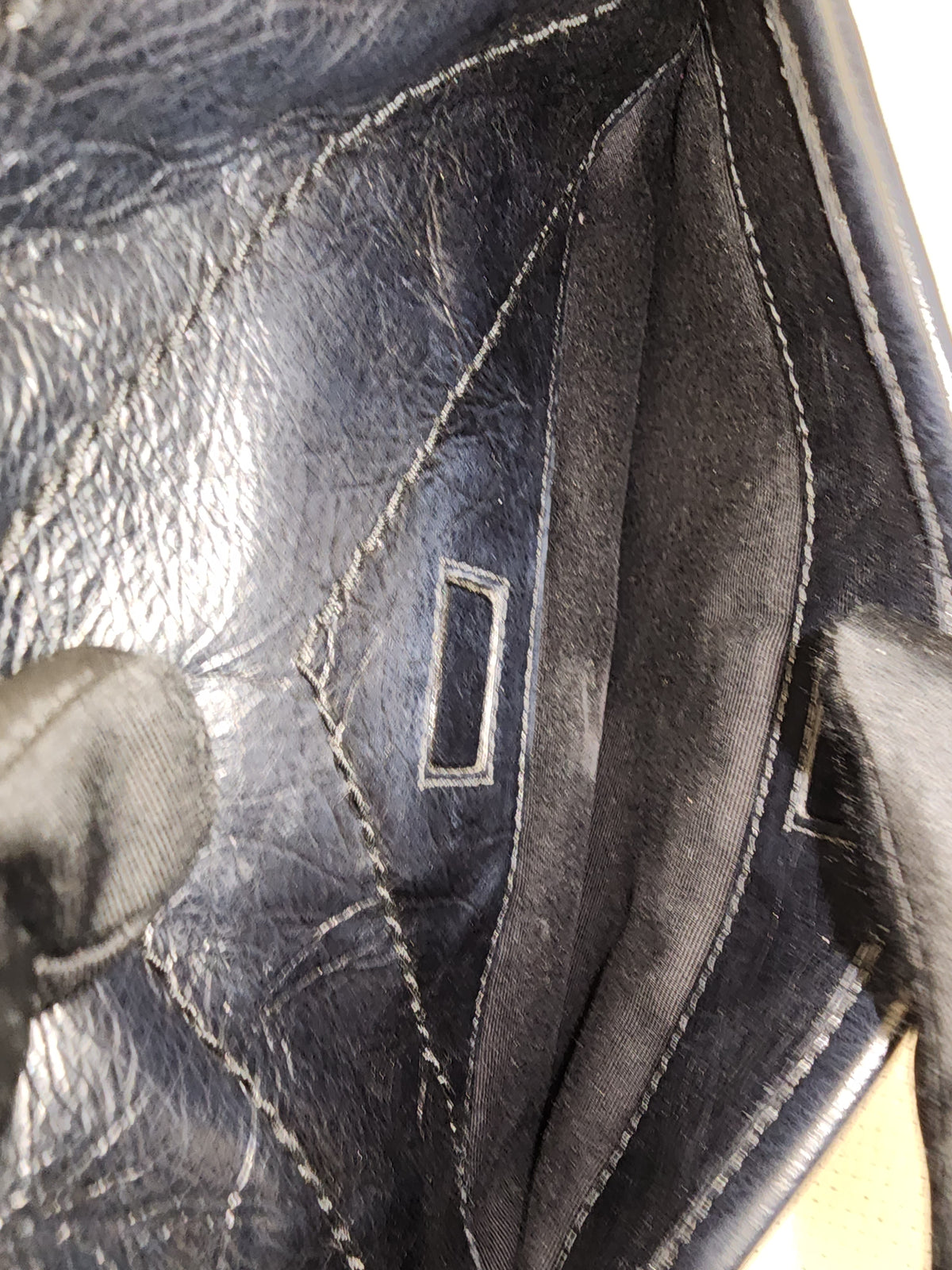 YSL Black Calfskin Baby Niki (RHW)