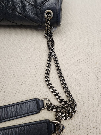 YSL Black Calfskin Baby Niki (RHW)