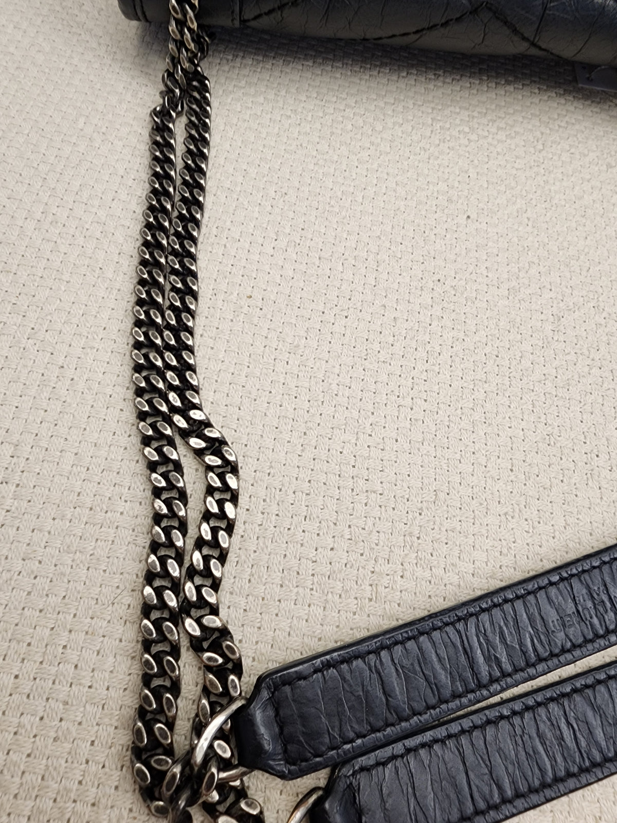 YSL Black Calfskin Baby Niki (RHW)