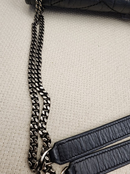 YSL Black Calfskin Baby Niki (RHW)