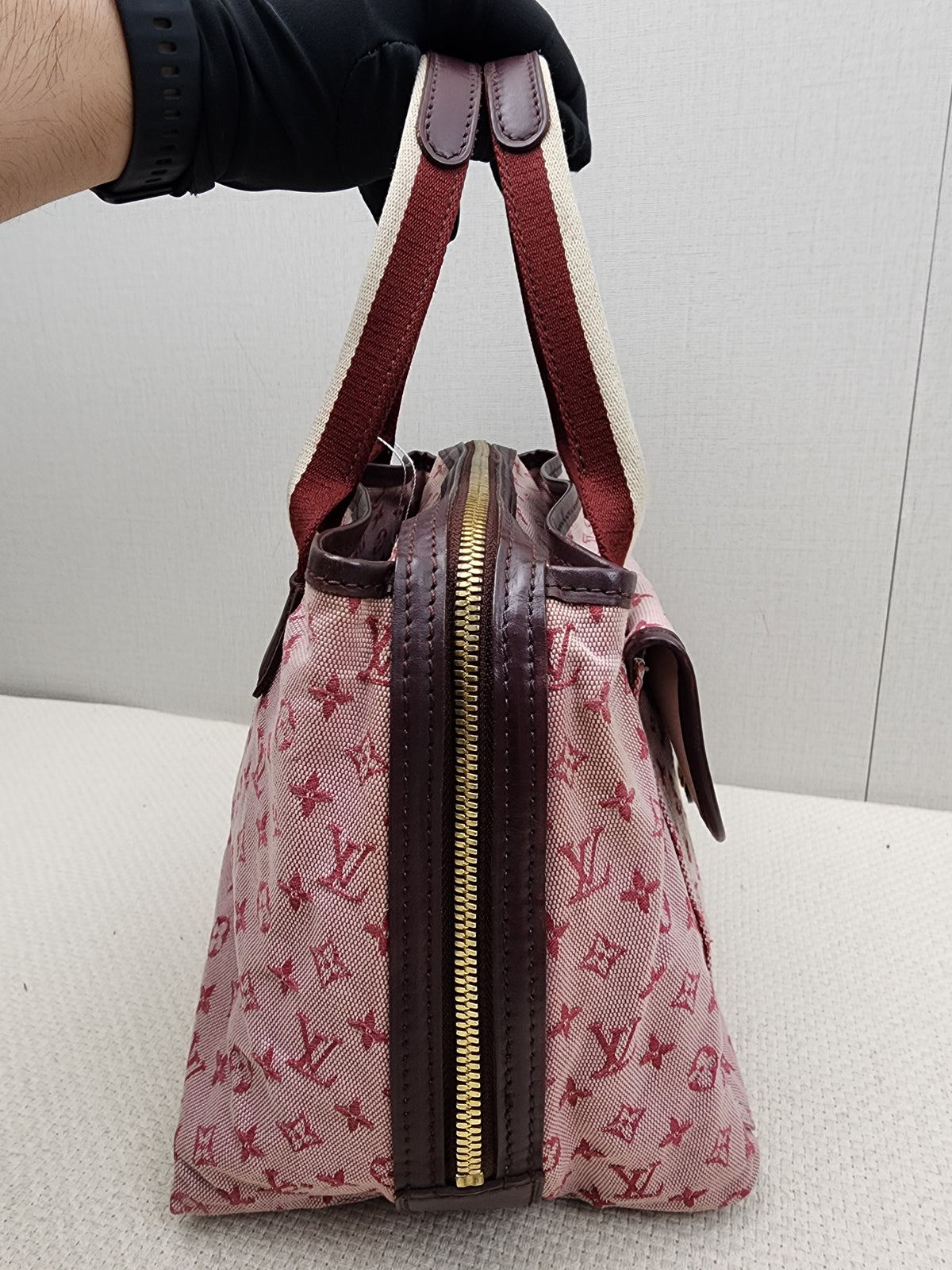 LV Cherry Minilin Canvas Mary Kate Bag
