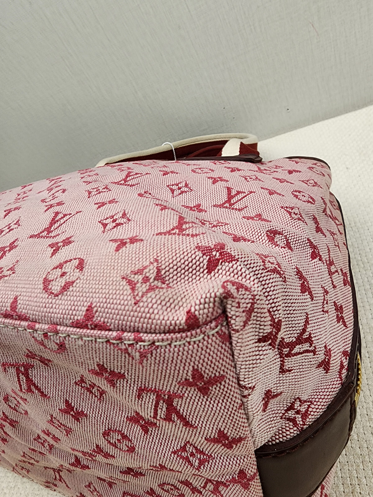 LV Cherry Minilin Canvas Mary Kate Bag