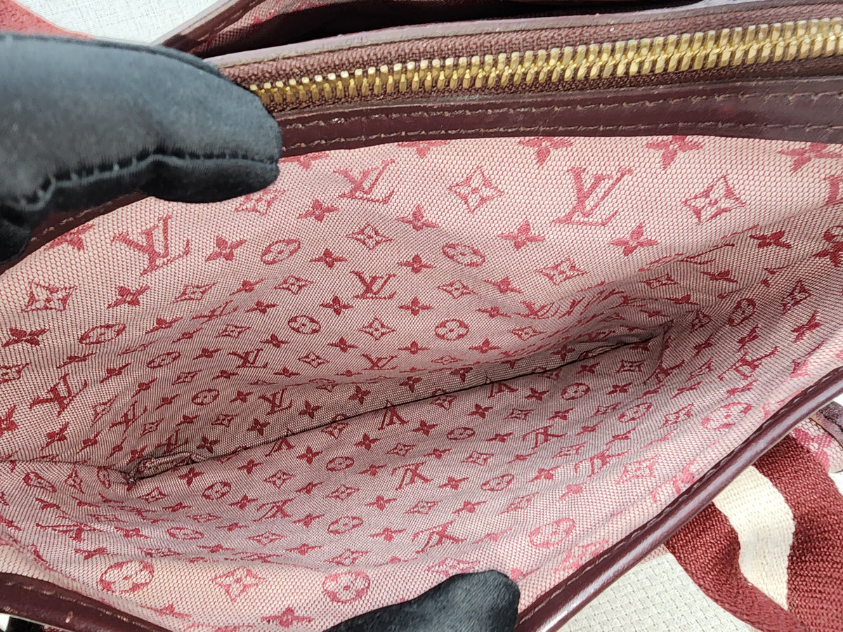 LV Cherry Minilin Canvas Mary Kate Bag