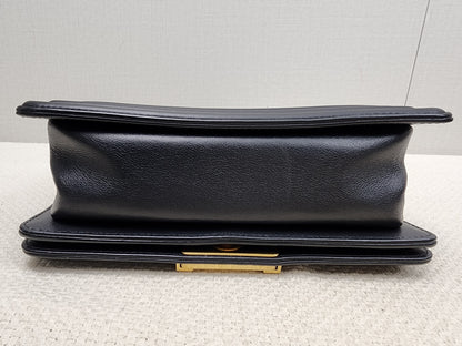 Chanel Black Lambskin Small Boy (GHW)