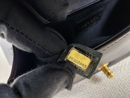 Chanel Black Lambskin Small Boy (GHW)