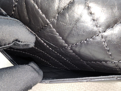 Chanel Black Aged Calfskin Mini 2.55 (GHW)