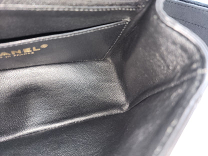Chanel Black Aged Calfskin Mini 2.55 (GHW)