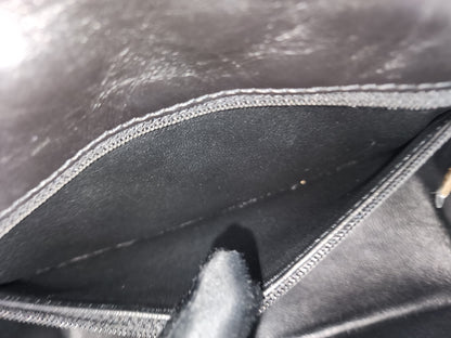 Chanel Black Aged Calfskin Mini 2.55 (GHW)