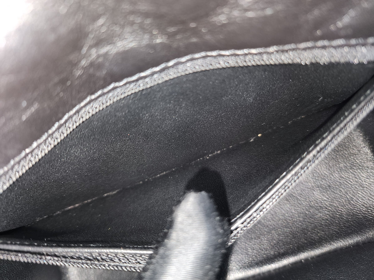 Chanel Black Aged Calfskin Mini 2.55 (GHW)