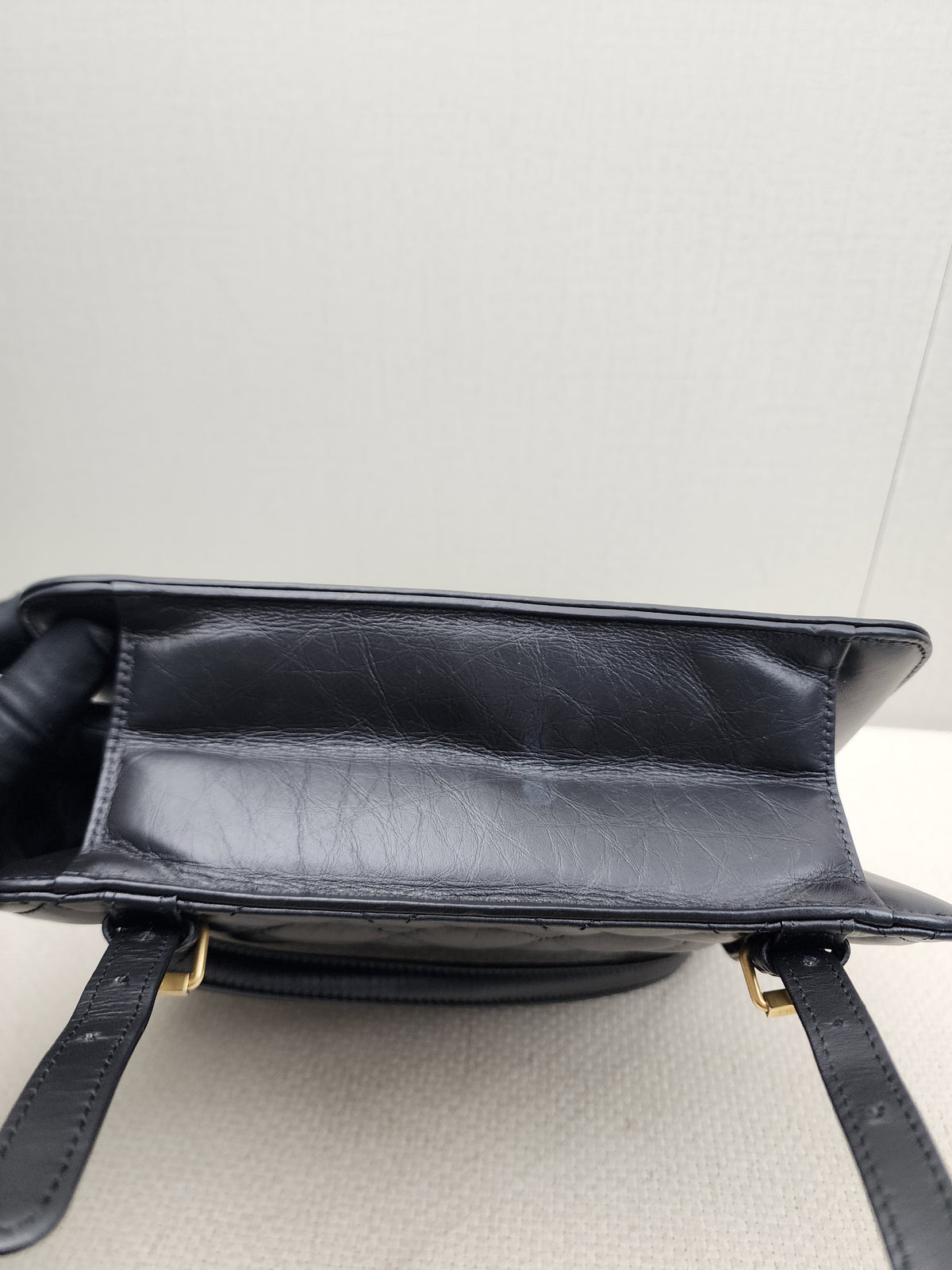 Chanel Black Calfskin 23S Double You Backpack