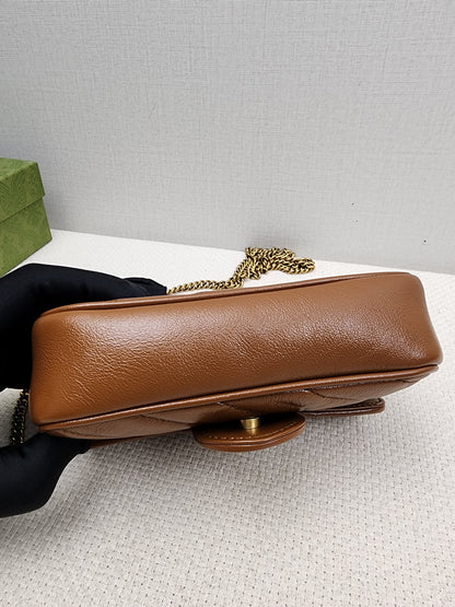 Chanel Red Lambskin Quilted Small Pocket Box Camera Case (SHW)