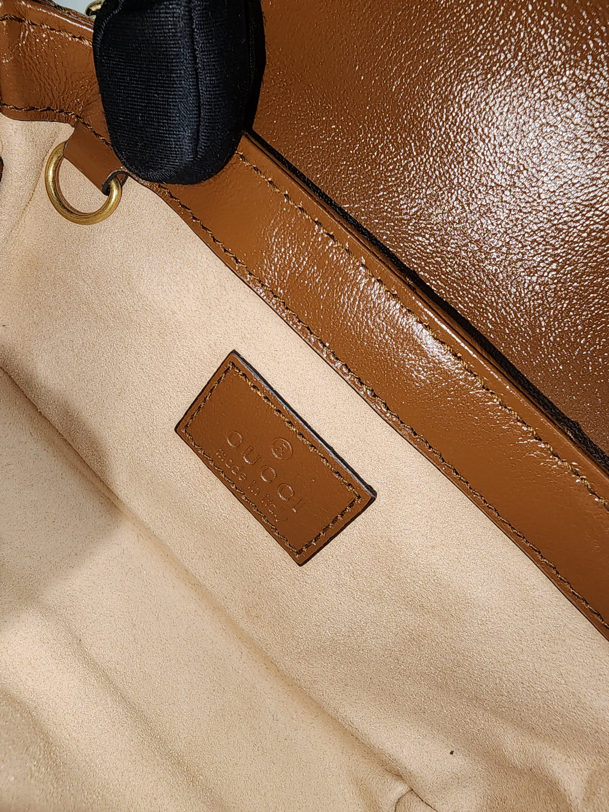 Gucci Brown Supermini Marmont (GHW)