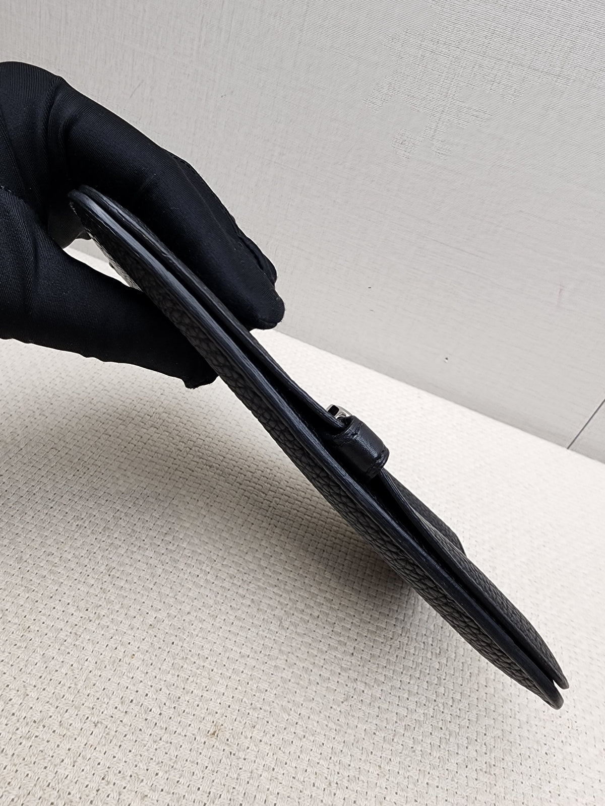 Hermes Black Dogon Duo Wallet