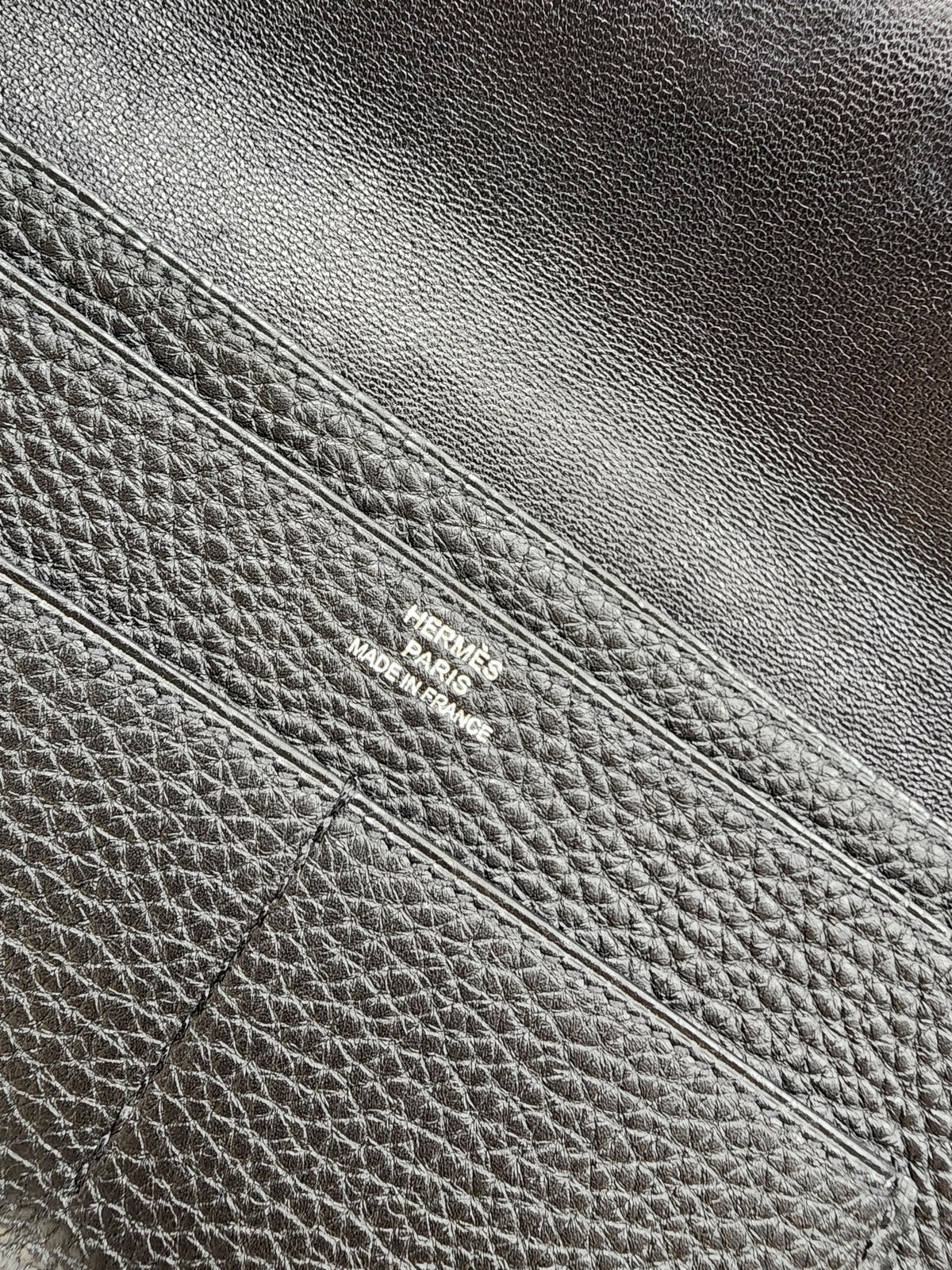 Hermes Black Dogon Duo Wallet