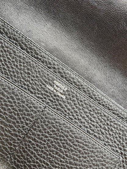 Hermes Black Dogon Duo Wallet