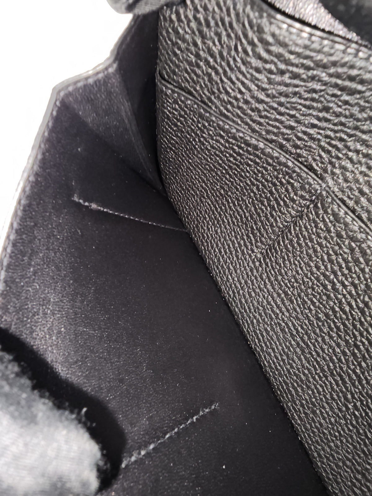 Hermes Black Dogon Duo Wallet