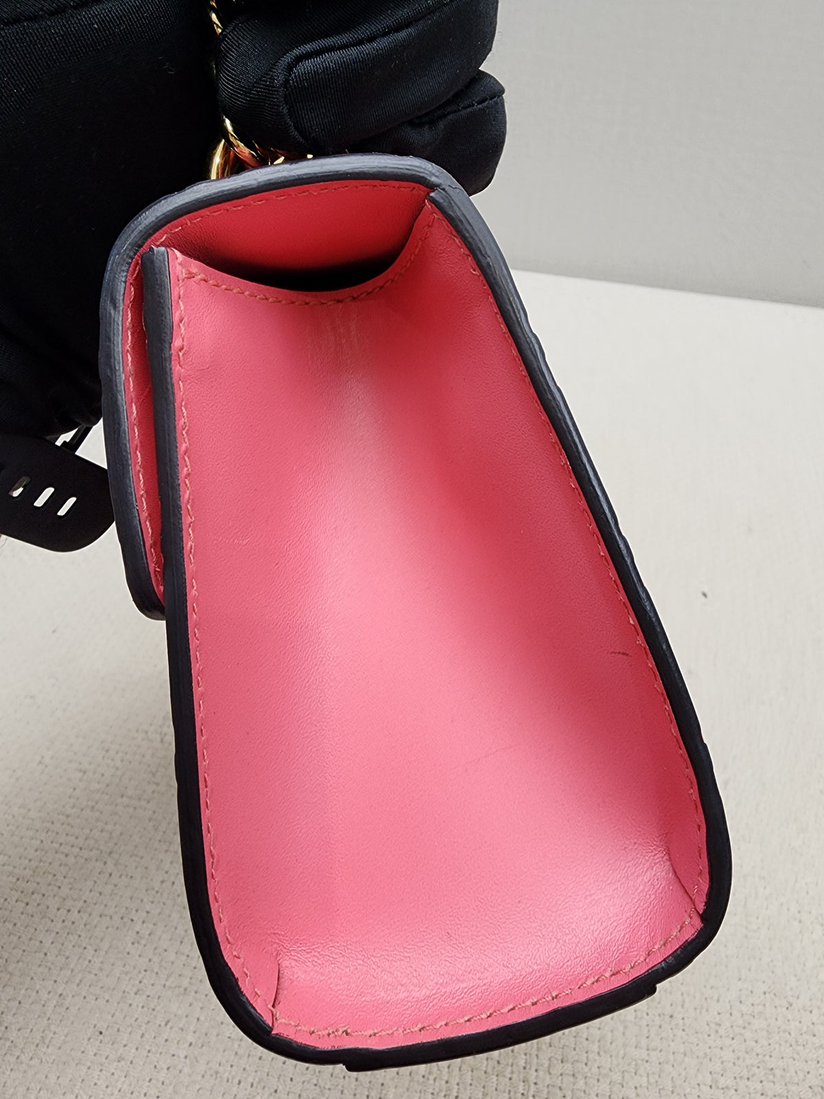 Gucci Pink Guccissima Small Padlock (GHW)