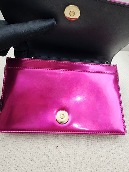 Dior Pink Metallic Calfskin Diorama WOC (GHW)
