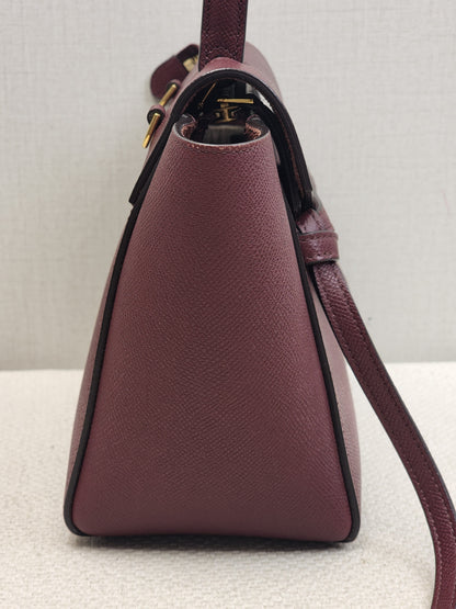 Celine Burgundy Calfskin Nano Belt Bag (GHW)