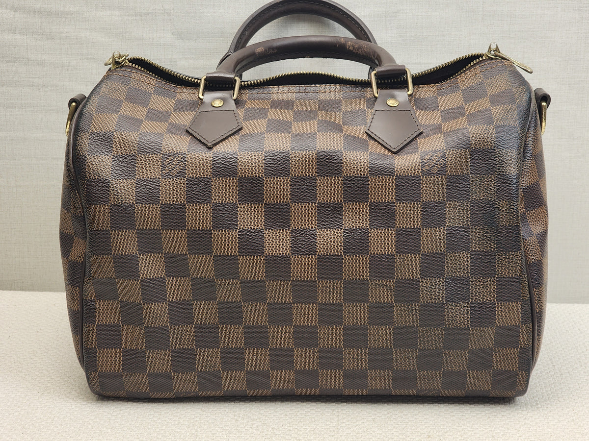LV Damier Ebene Speedy 30 Bandouliere