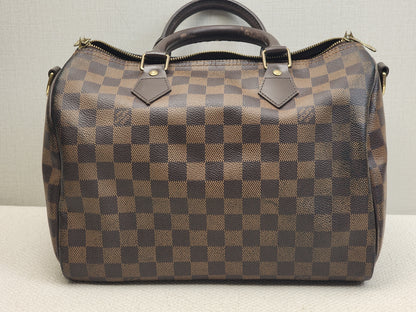 LV Damier Ebene Speedy 30 Bandouliere