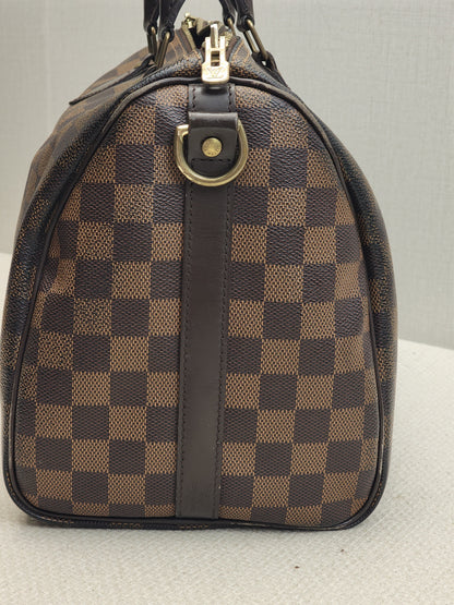 LV Damier Ebene Speedy 30 Bandouliere
