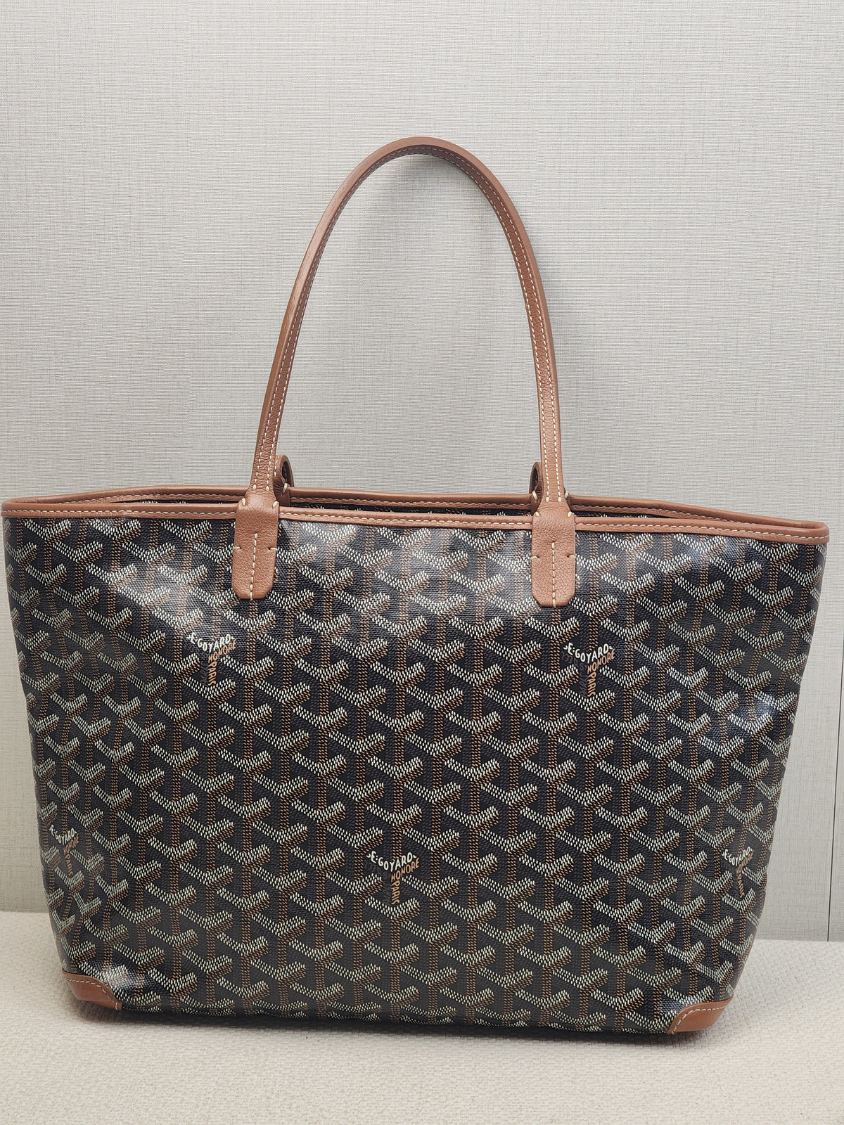 Goyard Tan x Black Artois PM