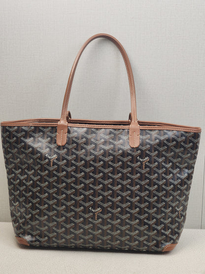 Goyard Tan x Black Artois PM
