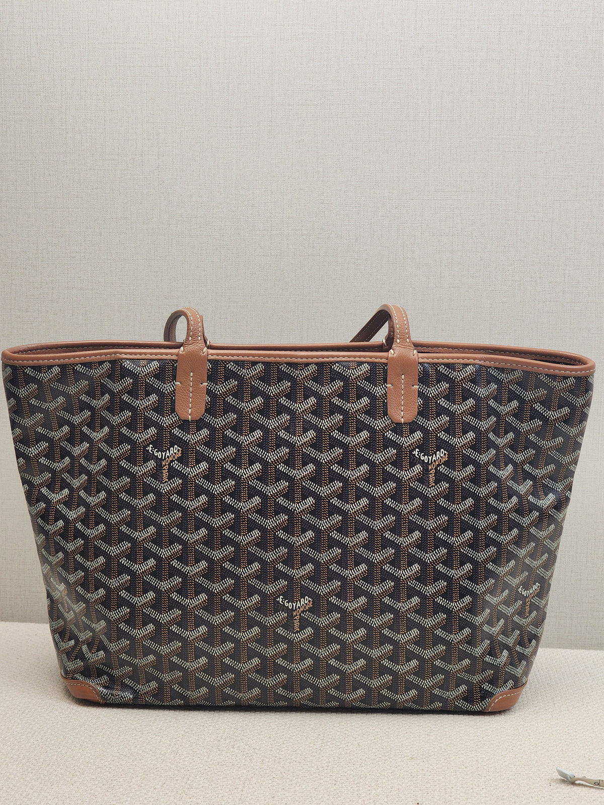 Goyard Tan x Black Artois PM