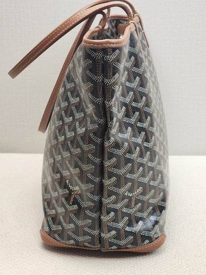 Goyard Tan x Black Artois PM