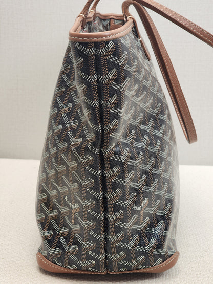Goyard Tan x Black Artois PM