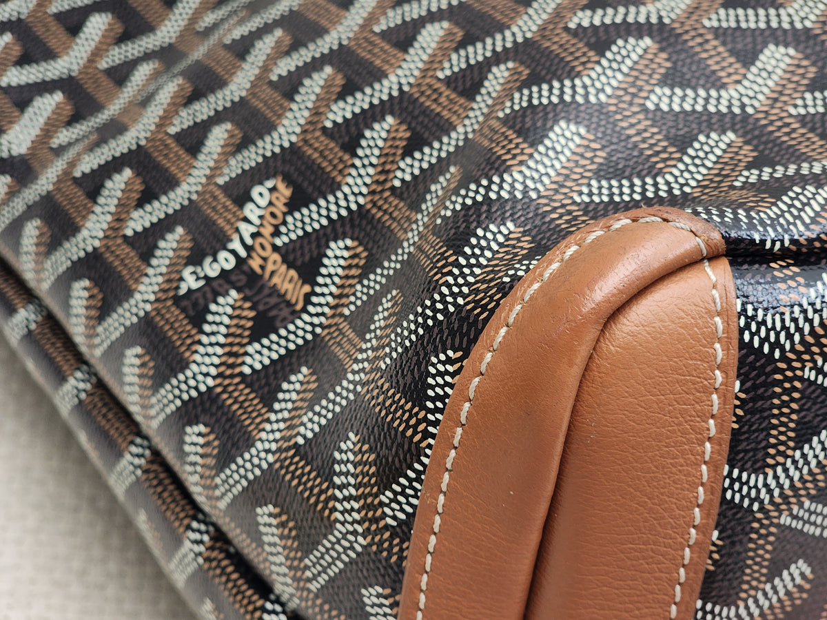 Goyard Tan x Black Artois PM