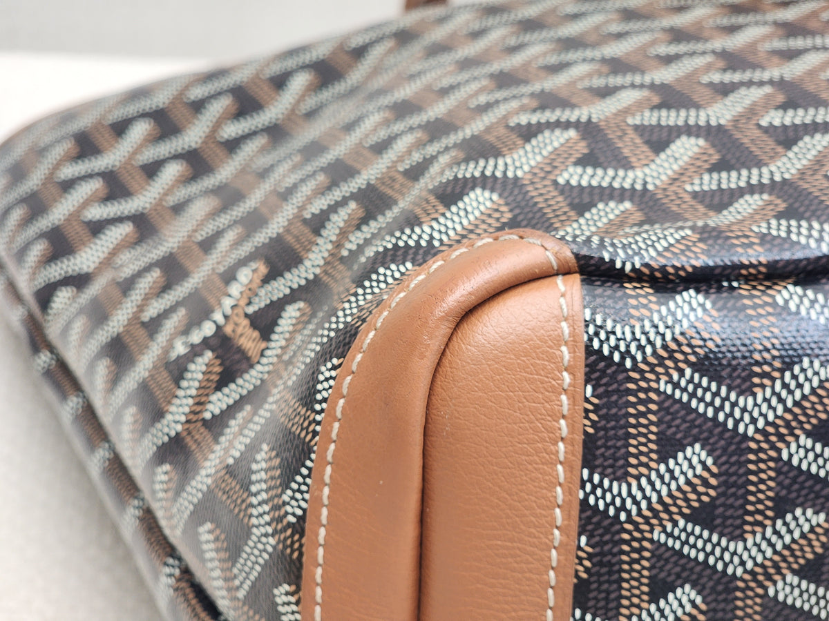Goyard Tan x Black Artois PM