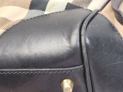 Burberry Black Bridge House Check Conterbury Tote