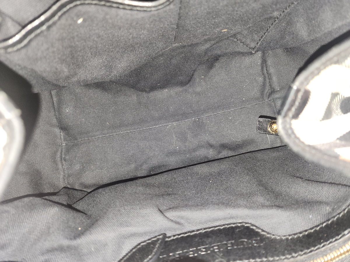 Burberry Black Bridge House Check Conterbury Tote