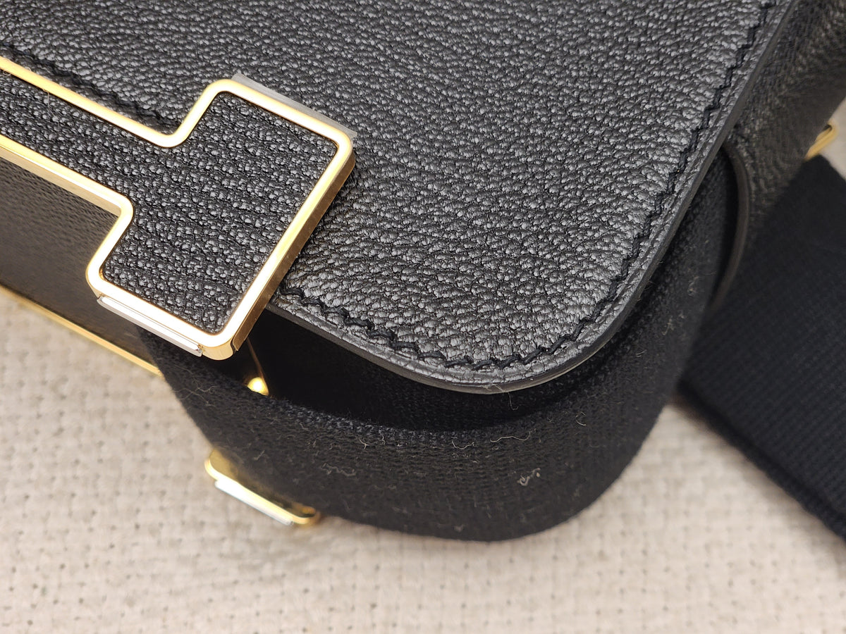 Hermes Black Geta (GHW)